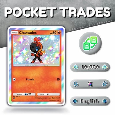 Pokémon TCG Pocket ||   One Star Shiny Charcadet   || Instant Digital Trade