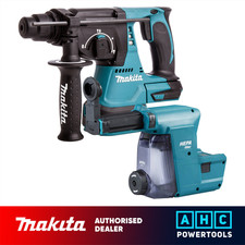 Makita DHR242Z 18V SDS+ Brushless Rotary Hammer Drill + DX06 Dust Extraction