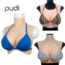 Silicone Breast Forms C-H Cup Breast Plates Fake Boobs Crossdresser Drag Queen