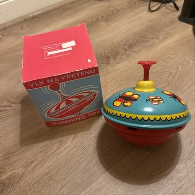 VINTAGE TOY SPINNER ''DUBENA'' HUMMING TOP SPINNING CZECHOSLOVAKIA IN ORIG. BOX