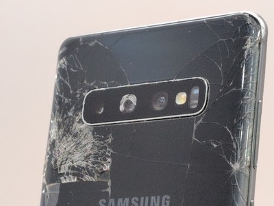 Samsung Galaxy S10+ SM-G975U 128GB Prism Black Verizon Unlocked