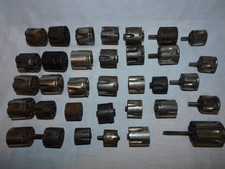 Lot Of 34 Vintage Revolverpistol Cylinders With Various Caliber - Unbranded