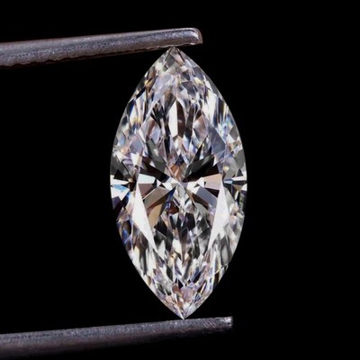 2.5CT Marquise Cut Lab Grown Diamond Loose Stone, Best For Ring & Earrings 1 PCS