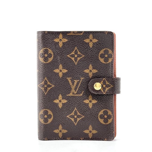Louis Vuitton Monogram Agenda-PM Day Planner Cover R20005 Authentic