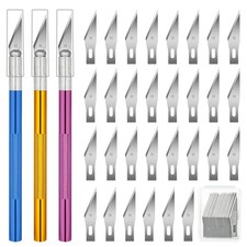 3 PCS Exacto Knife, Hobby Knife, Craft Knives with 30 PCS Spare Exacto Knife ...