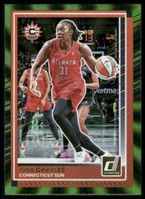 2025 Donruss WNBA Green Laser #52 Tina Charles - BSK