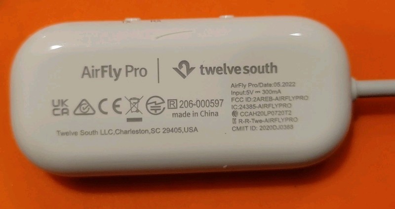 Twelve South AirFly Pro Bluetooth 5.0 Wireless Audio Transmitter/ Receiver
