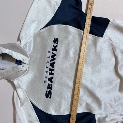 Reebok, vintage hoodie, NFL, Seahawks, graphic, logo, white, male, Large image 5