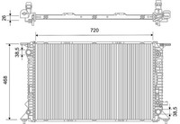 MotorküHler WasserküHler Valeo 734273 FüR Mazda Fusion Ford Fiesta Aluminium 5