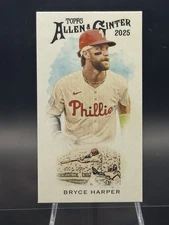 2025 Topps Allen & Ginter - Bryce Harper ⭐SP-Mini 1889 N222 Variation⭐ Phillies