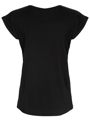 It All Depends On The Moon Damen T-Shirt schwarz Premium