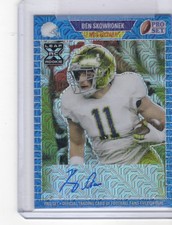 BEN SKOWRONEK 2021 LEAF PRO SET METAL ROOKIE AUTO  12/30