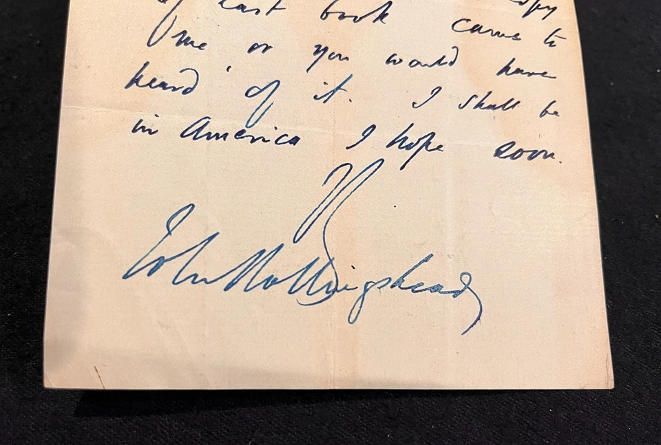 AUTOGRPAH Letter Signed by JOHN HOLLINGSHEAD - 1879 Gaiety Theatre - Image 4 of 4