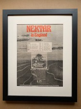 NEKTAR A TAB IN THE OCEAN (FRAMED) POSTER SIZED original music press advert from