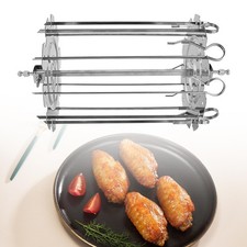 Cage à brochettes de rôtissoire rotative d'extérieur pour les intestins de