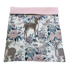 Woodlands girls  blanket quilt for co sleeper, pram bassinet cradle