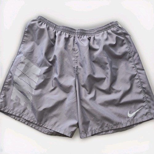 Herren XL Nike Running 7” Länge Dri Fit grau Shorts Training Gym Shorts
