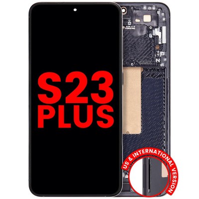 OLED Display Touchscreen for Samsung Galaxy S23 Plus + (Frame & Fingerprint)