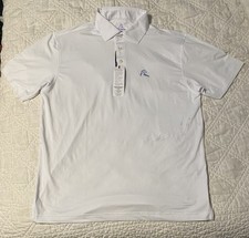 Rhoback Performance Polo The Ball Boy Men  s Medium Short Sleeve White