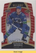 2019-20 Upper Deck Allure Rookies Red Rainbow Guillaume Brisebois #63 READ 0e3