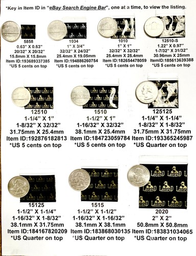 BaggiesSince1987 - 1510 MINI Zip Seal Bags 17 METALLIC PRINT DESIGN MIXED 100PCS - Picture 6 of 18