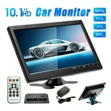 10.1'' LCD CCTV 1024X600 Car Monitor Display HD PC Screen HDMI VGA AV W/ Speaker
