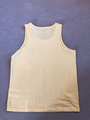 Vans Shirt Girl's Medium (10-12) New Get Away Pale Banana Yellow Summer Tank Top - Picture 3 of 4