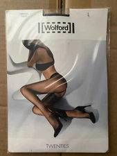 Wolford Twenties Seamless Fishnet Tights (Brand New)