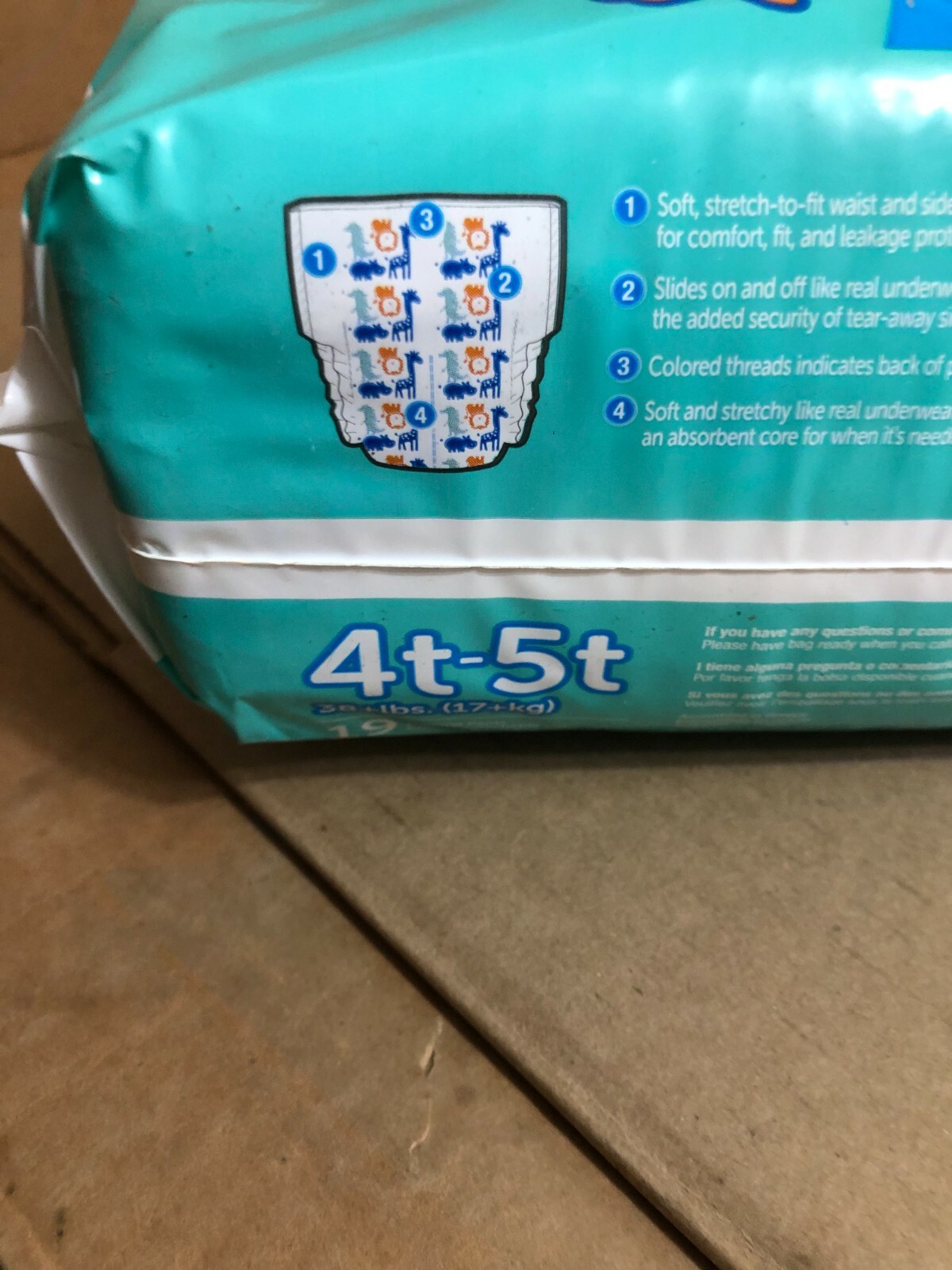 COMFEES PREMIUM TRAINING PANTS 4t5t38+LBS, 19 COUNT eBay