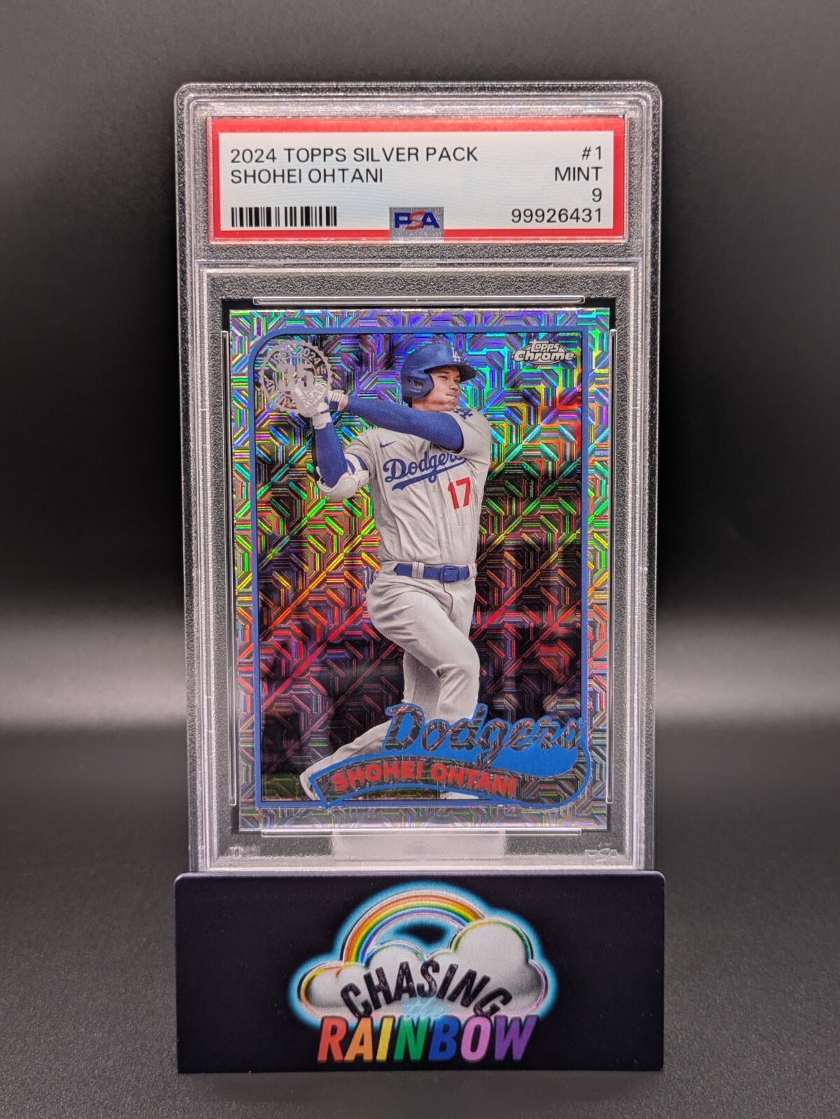 2024 Topps Silver Pack 1989 Chrome Promo Series 2 #1 SHOHEI OHTANI - PSA 9!