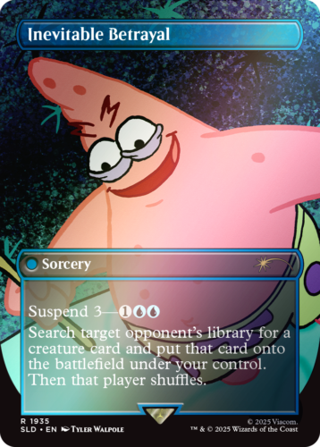 Mtg Magic Secret Lair Sponge Bob Internet Sensation FOIL In Hand! - Bild 5 von 7