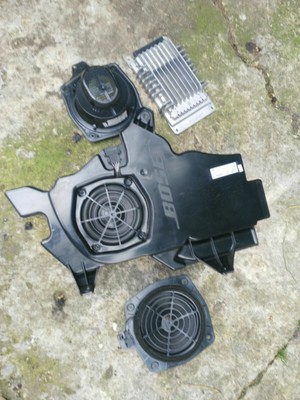 Audi a3 8p bose sound system amplifier and subwoofer with ...