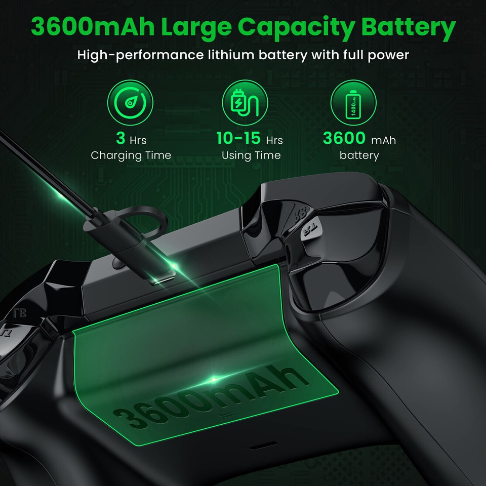 For Xbox Rechargeable Battery 2 Pack 3600mAh for Xbox Series X Series S ...