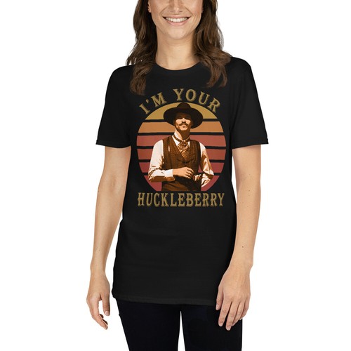 I'm Your Huckleberry Vintage T-shirt Doc Holiday Tombstone Graphic Tee Shirt - Picture 13 of 30