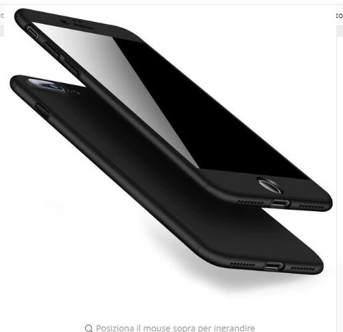 M - COVER PROTEZIONE 360° CUSTODIA + VETRO IPHONE CASE 5 6 7 8 PLUS X XS MAX XR - Picture 6 of 17