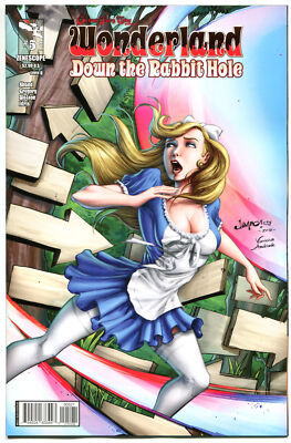 GRIMM FAIRY TALES Down the RABBIT HOLE #5 B, NM, 2013, Wonderland, more in store