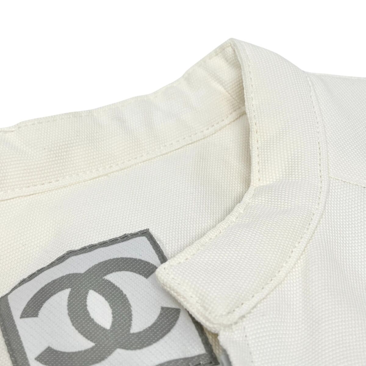 CHANEL Sport Vintage 01P CC Mark Logo Zipped Jacket #36