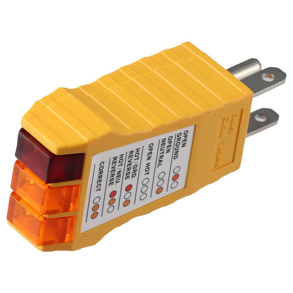 Yellow AC Electrical 120V AC Socket Tester North American Outlets eBay