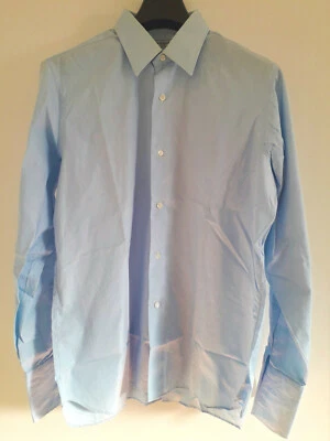 CHEMISE Vintage bleue ciel "Jean Dupré Monte Carlo" Monaco (41) 70's 1970 - Photo 1/4