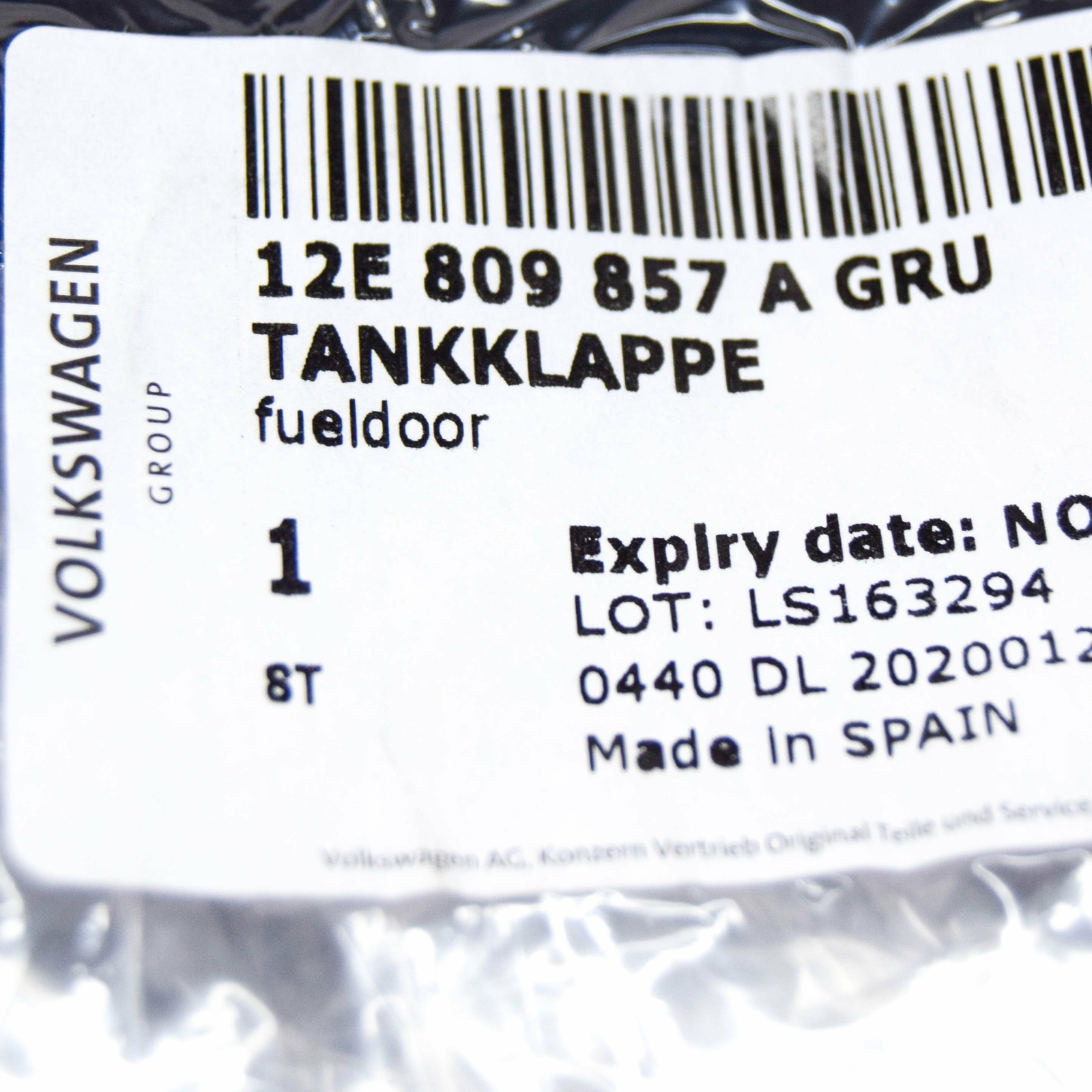 Volkswagen UP Fuel Filler Flap 12E809857AGRU NEW GENUINE eBay