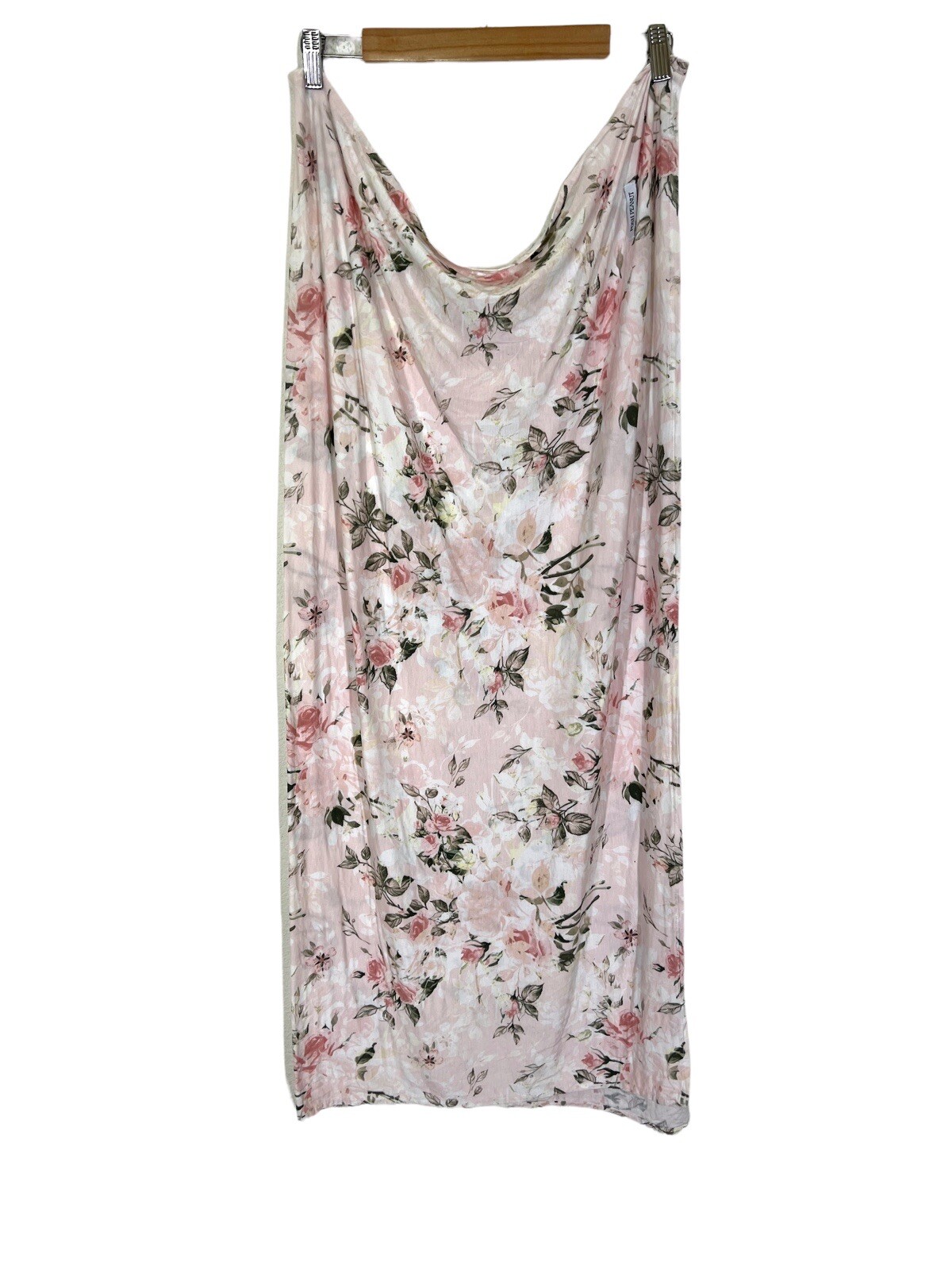 POSH PEANUT BABY RECEIVING SWADDLING STROLLER BLANKET PINK FLORAL eBay