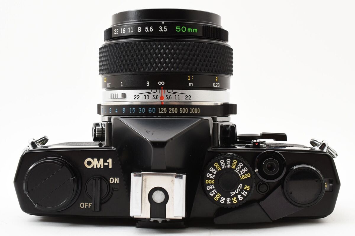 Exc+5] Olympus OM-1 MD SLR Film Camera W/50mm F3.5 Macro
