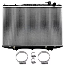 For 1998-04 Nissan Frontier 3.3L V6 Radiator 2215 w/ 4xUniversal Oil Hose Clamps