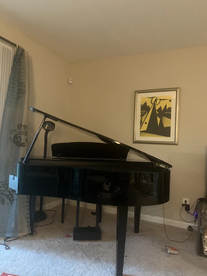 Yamaha Clavicord CLP-465 GP Electric Piano Mpn UCRZ01018 - Image 3 of 4