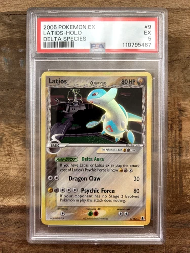 2005 Latios (Delta Species) 9/113 Delta Species Holo PSA 5