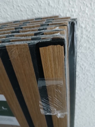 B-Ware 3D Wandpaneel Lamellen Wall Holz Akustik 104x52 11003B B-Ware - Bild 4 von 6