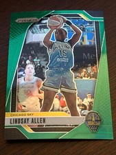 2024 Panini Prizm WNBA Lindsay Allen Chicago Sky GREEN #107