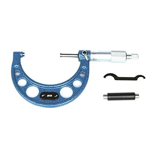 HFS(R) 2-3" Outside Micrometer with 0.0001" Accuracy, Carbide Anvil and Laser