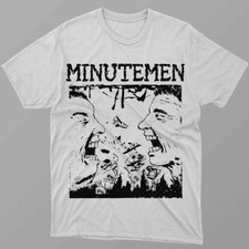 Vtg Minutemen Band Music Tour Heavy Cotton Wh...