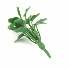 Miniature Fairy Garden Plastic Leafy Plants - Set of 10 - Buy 3 Save $5